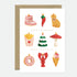 ATWS Greeting Card Christmas Ornaments – Gold Foil