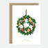 ATWS Greeting Card Chic Wreath – Gold Foil