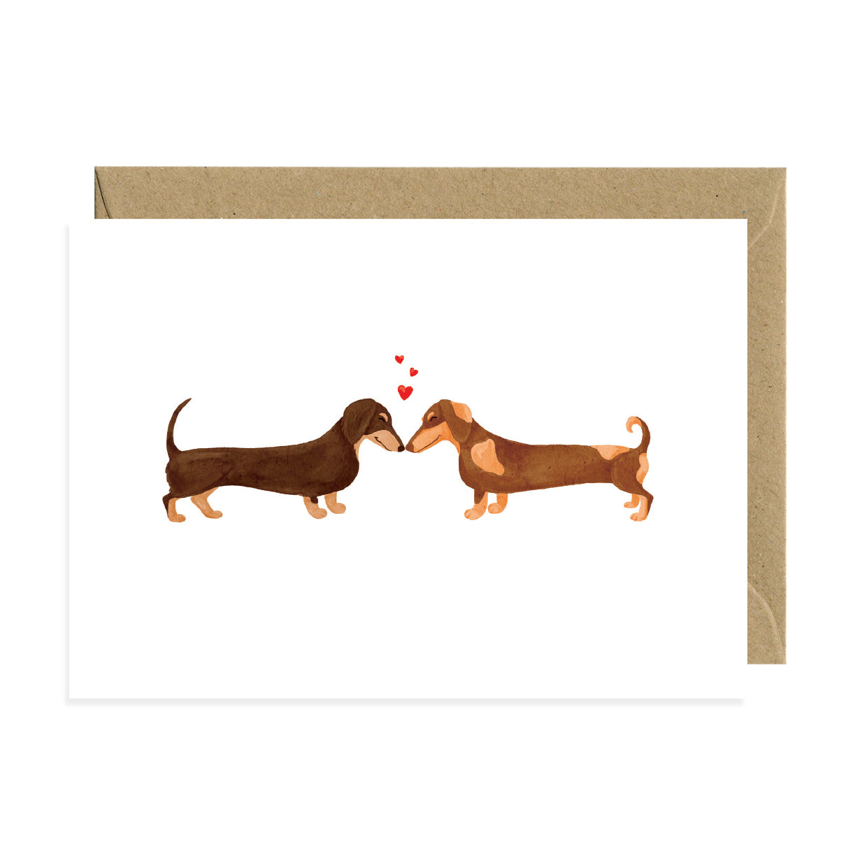 ATWS Greeting Card Dachshunds Lovers