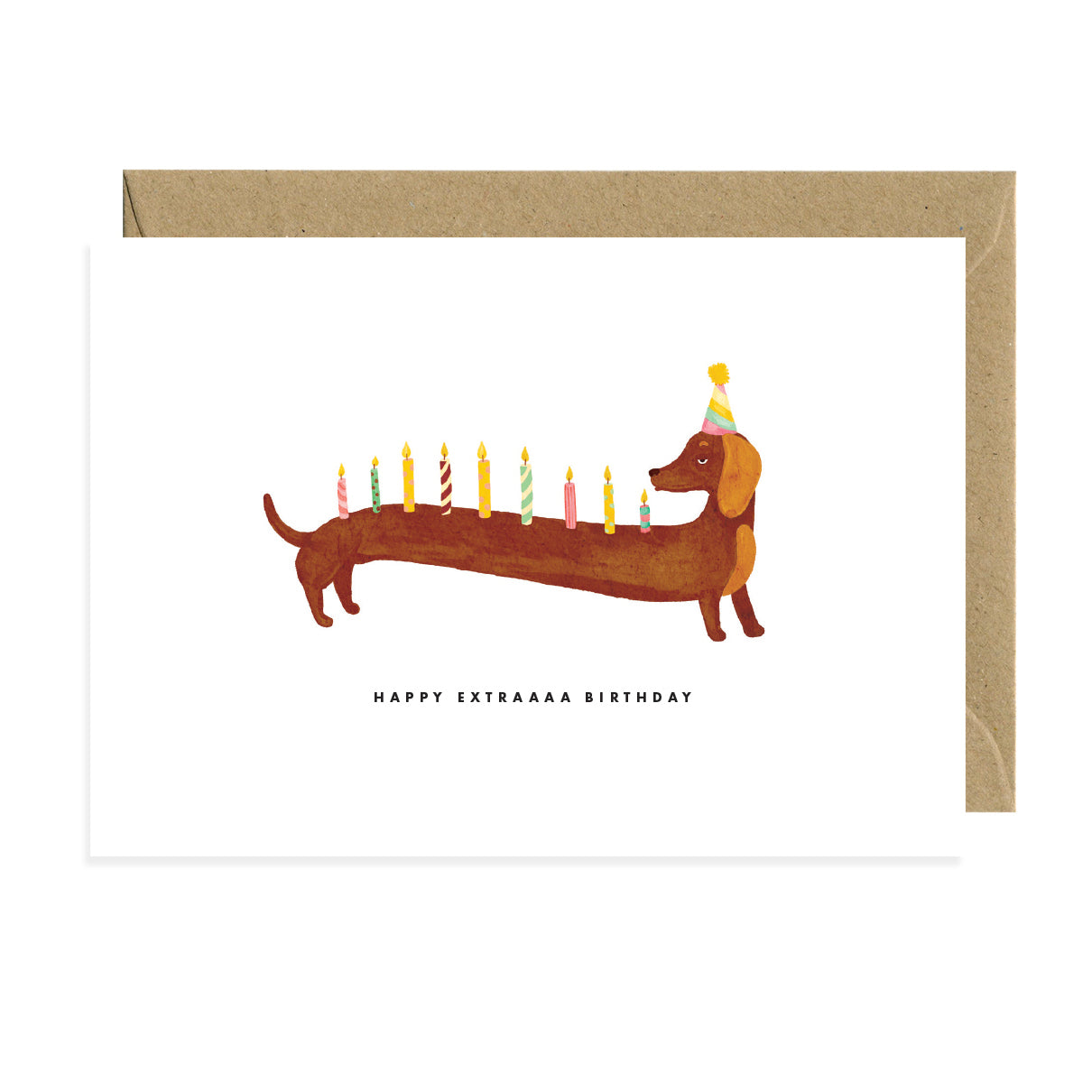 ATWS Greeting Card Dachshunds Extraaa Birthday