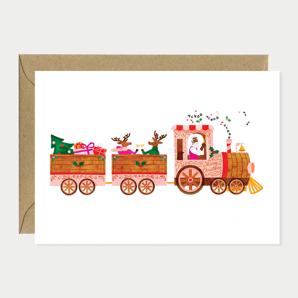 ATWS Greeting Card Christmas Train