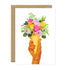 ATWS Greeting Card Thanks Ice Cream Flowers