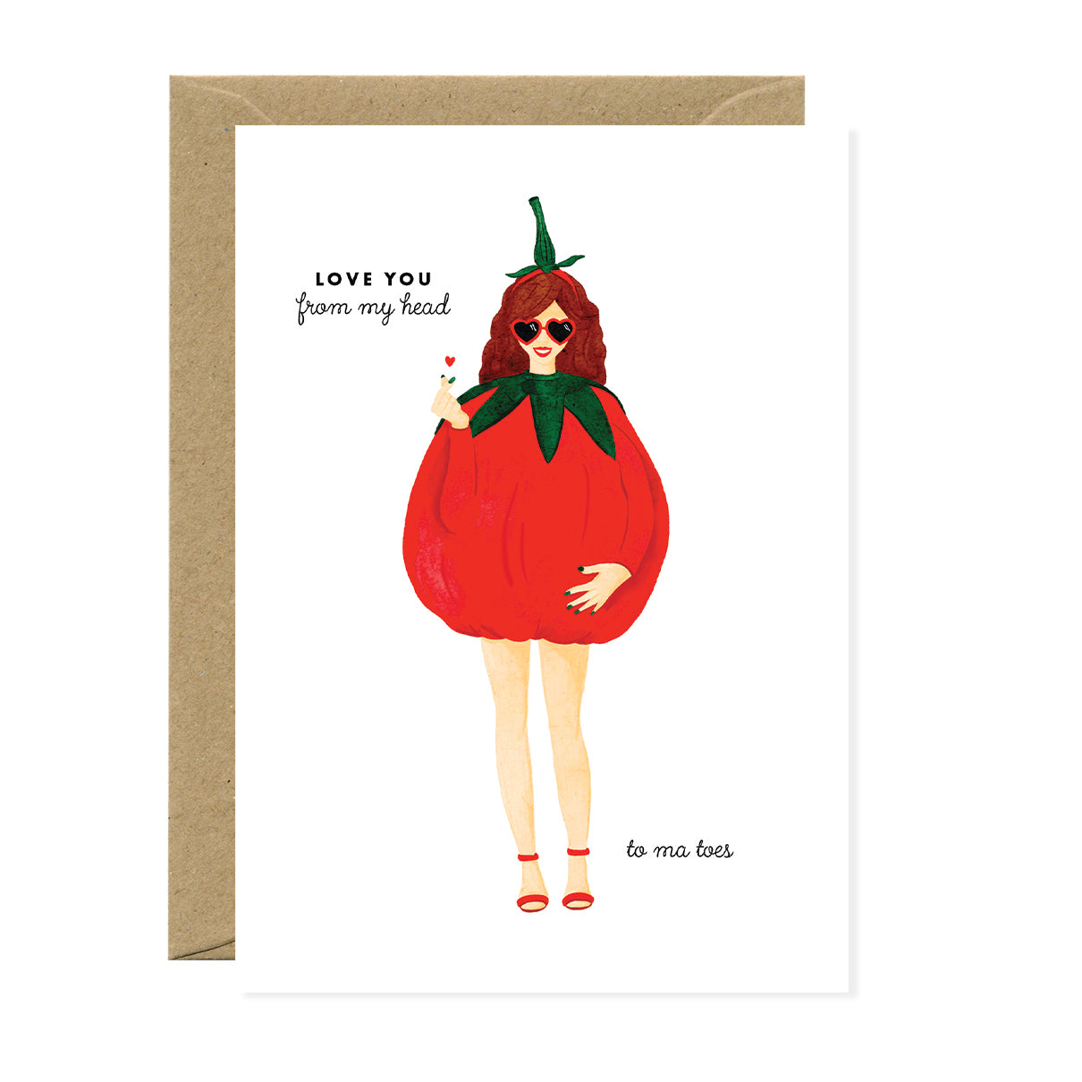 ATWS Greeting Card Love You Tomatoes