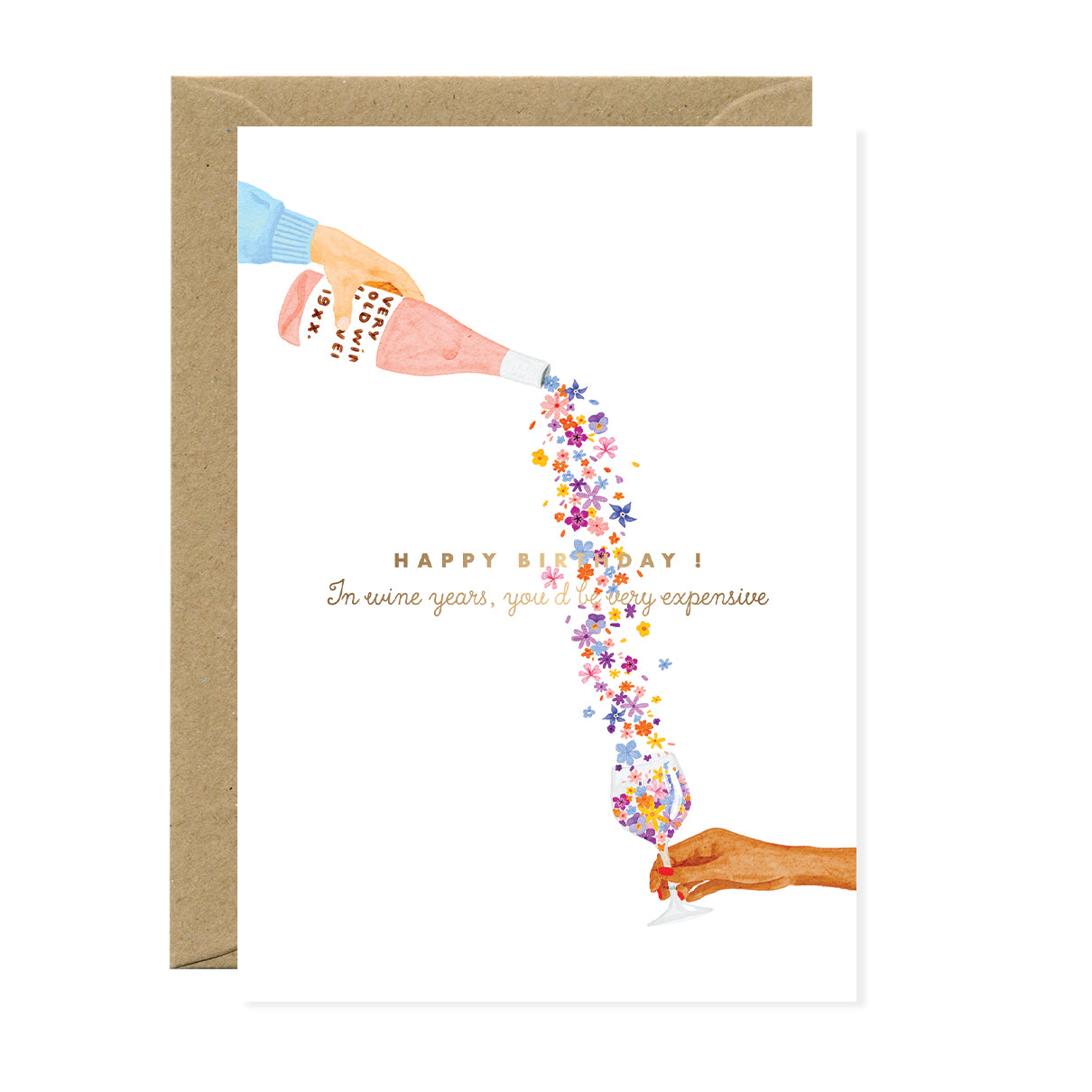 ATWS Greeting Card Wine Years