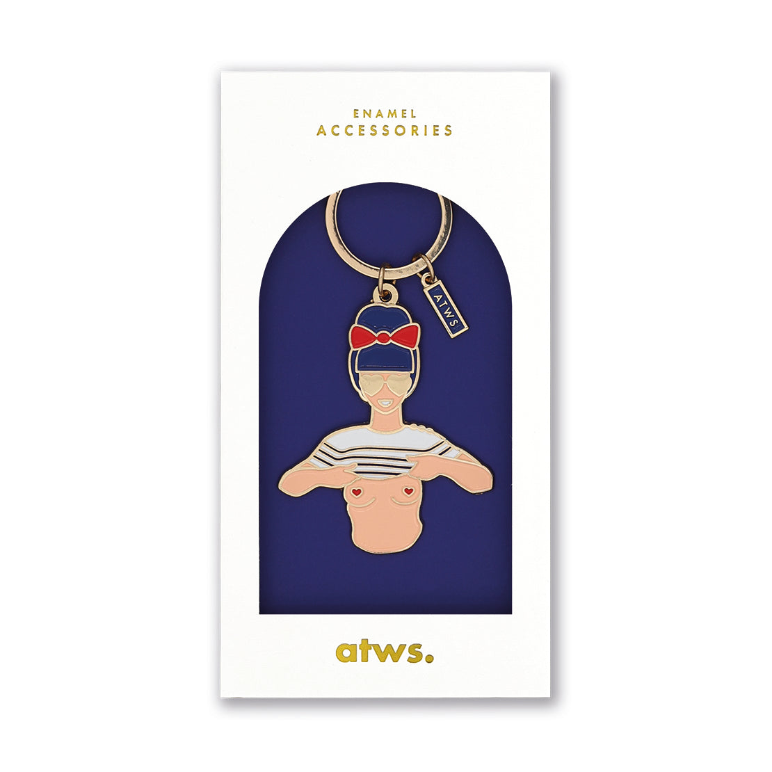 ATWS Enamel Keychain Sexy