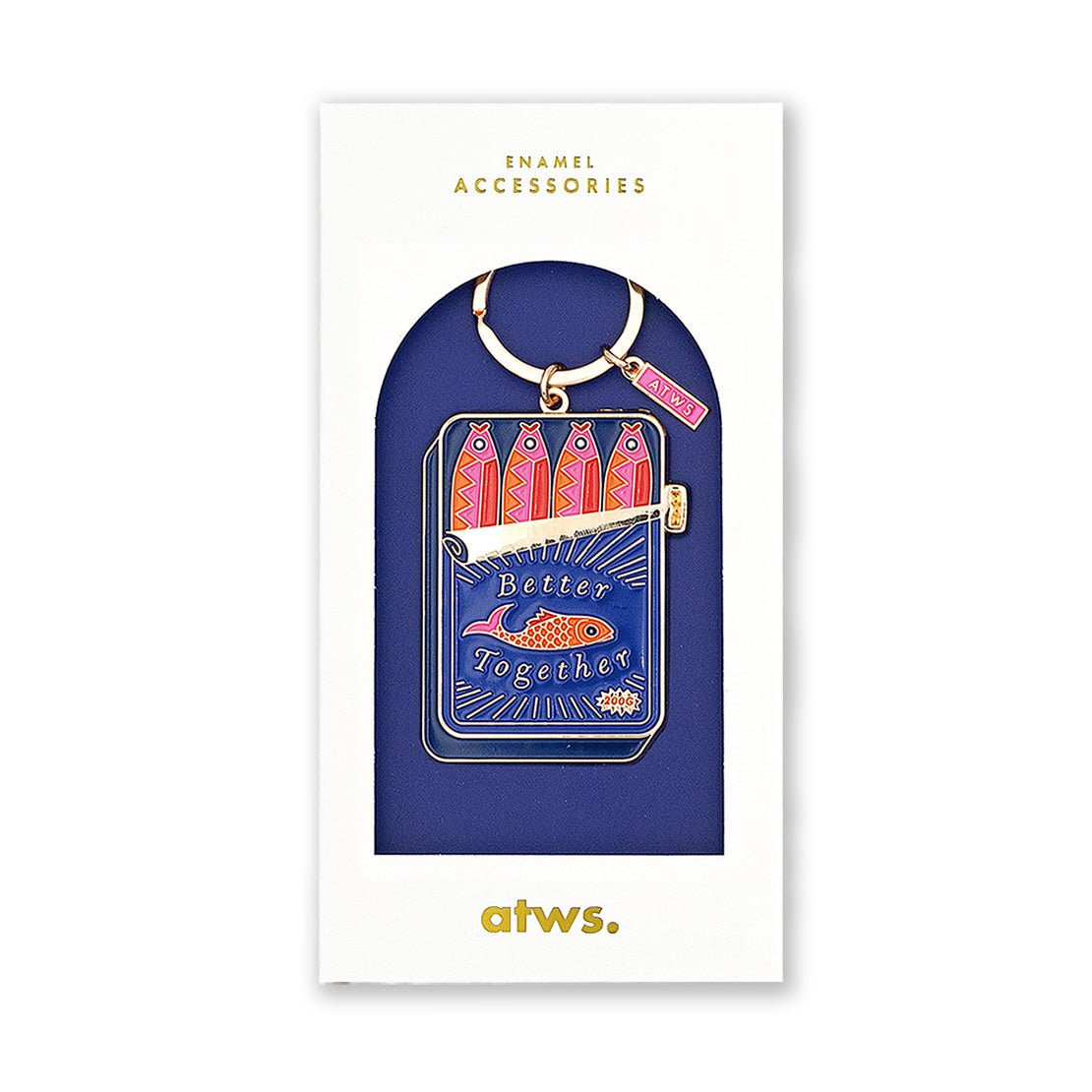 ATWS Enamel Keychain Better Together