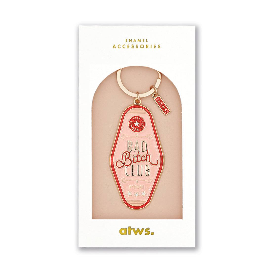 ATWS Enamel Keychain Bad Bitch Club
