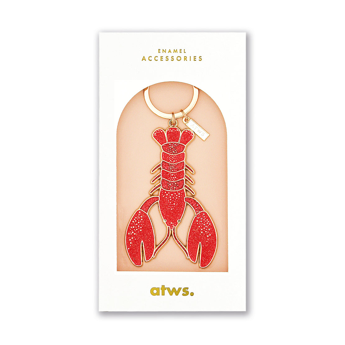 ATWS Enamel Keychain Lobster