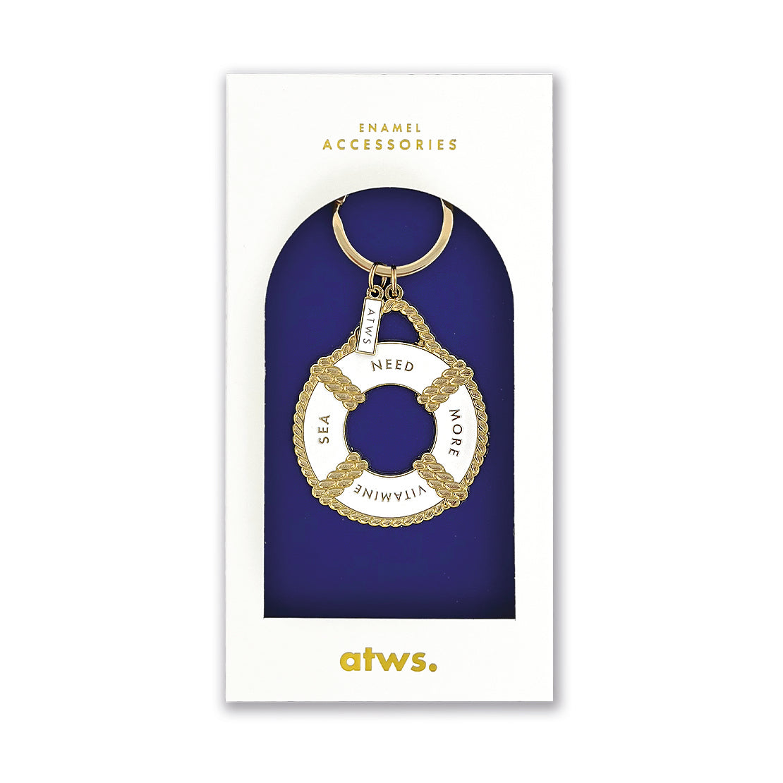 ATWS Enamel Keychain Vitamine Sea