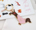 ATWS Enamel Keychain Hot Daschund