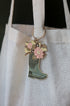 ATWS Enamel Keychain Plant Lover Boots