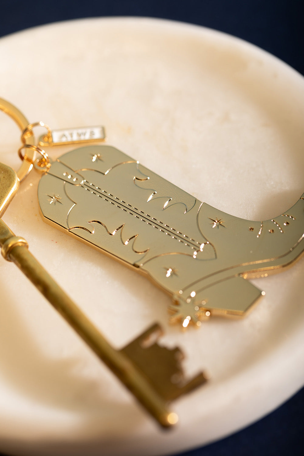 ATWS Enamel Keychain Cowboy Boot