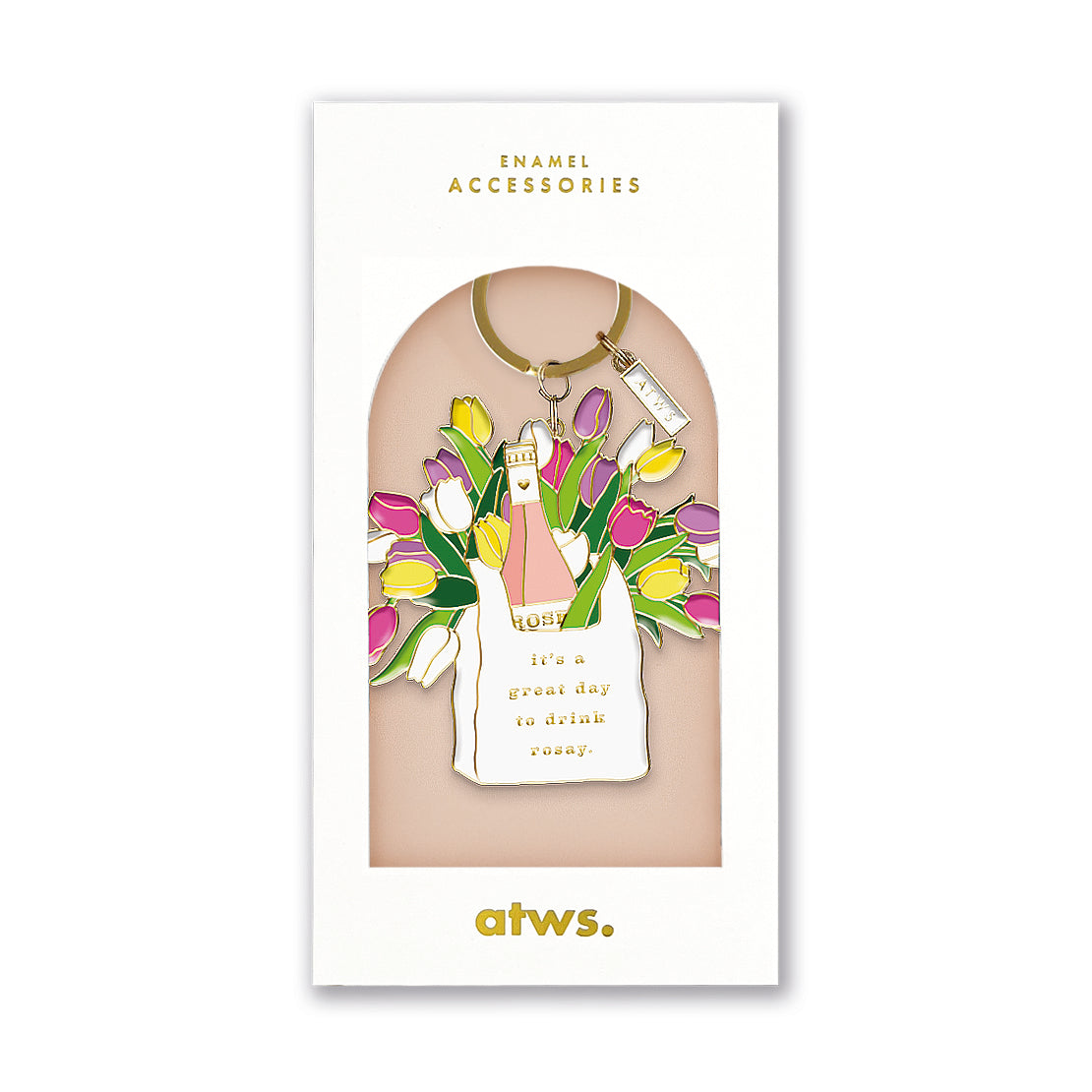 ATWS Enamel Keychain Rosay Day