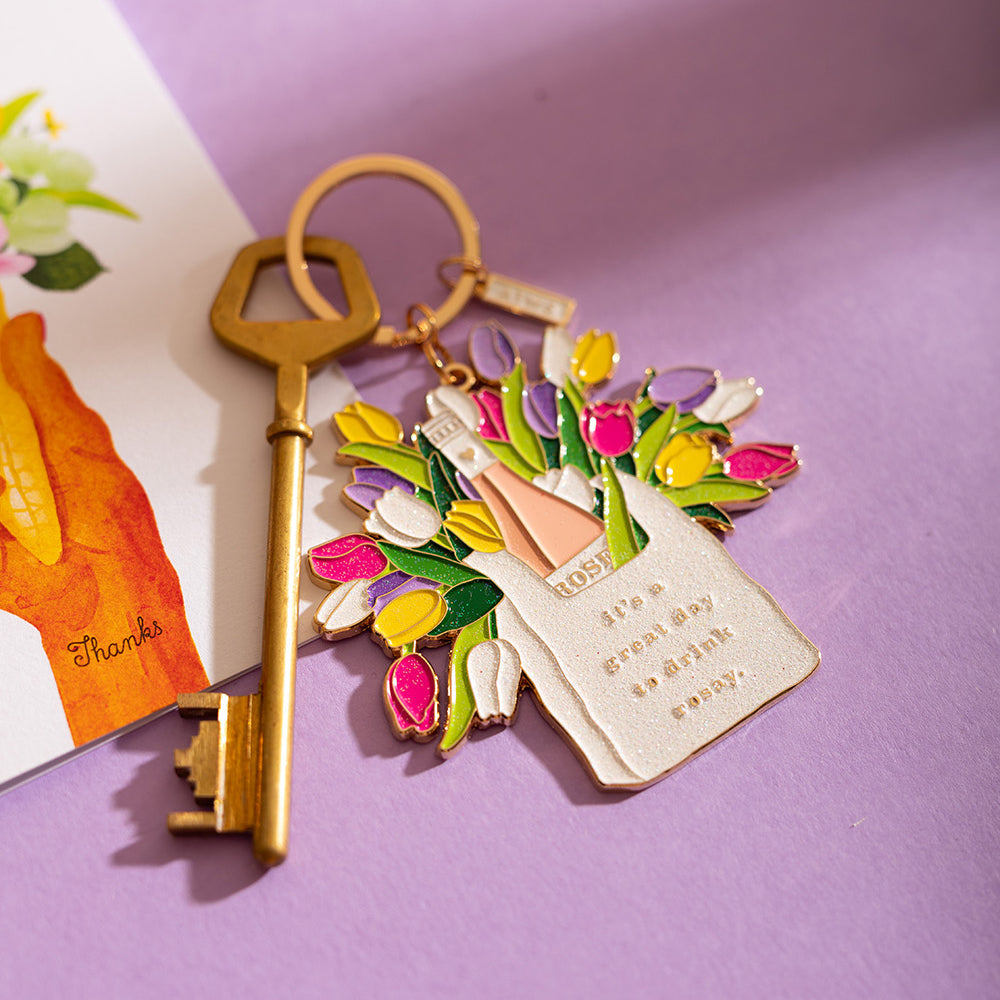 ATWS Enamel Keychain Rosay Day