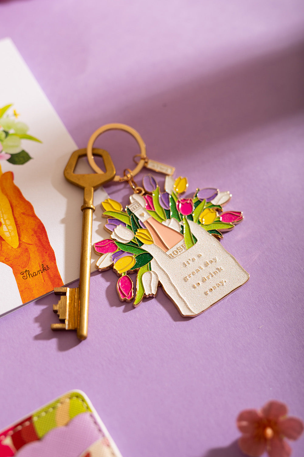 ATWS Enamel Keychain Rosay Day