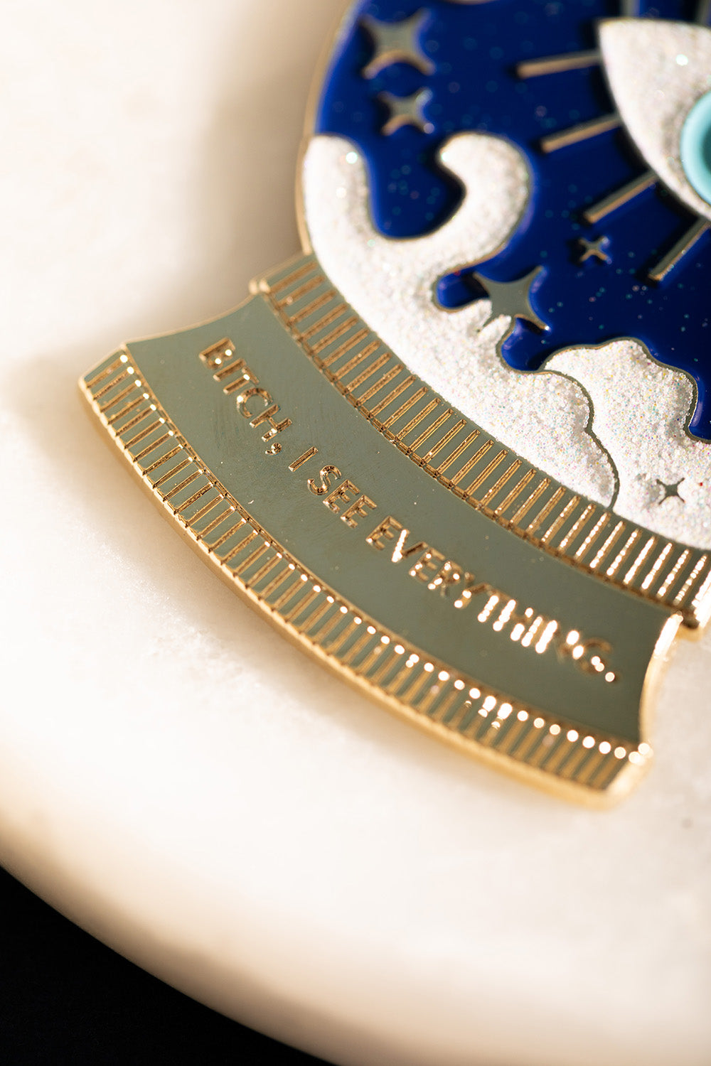 ATWS Enamel Keychain I See Everything