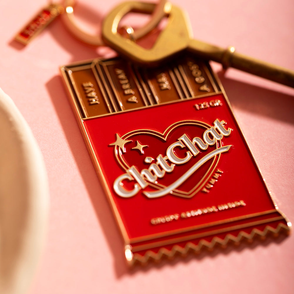 ATWS Enamel Keychain Chit Chat