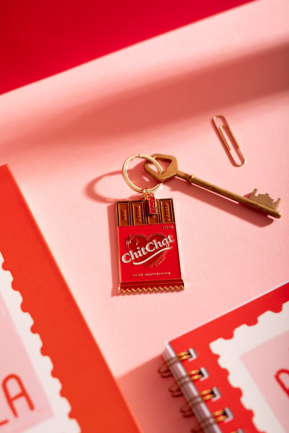 ATWS Enamel Keychain Chit Chat