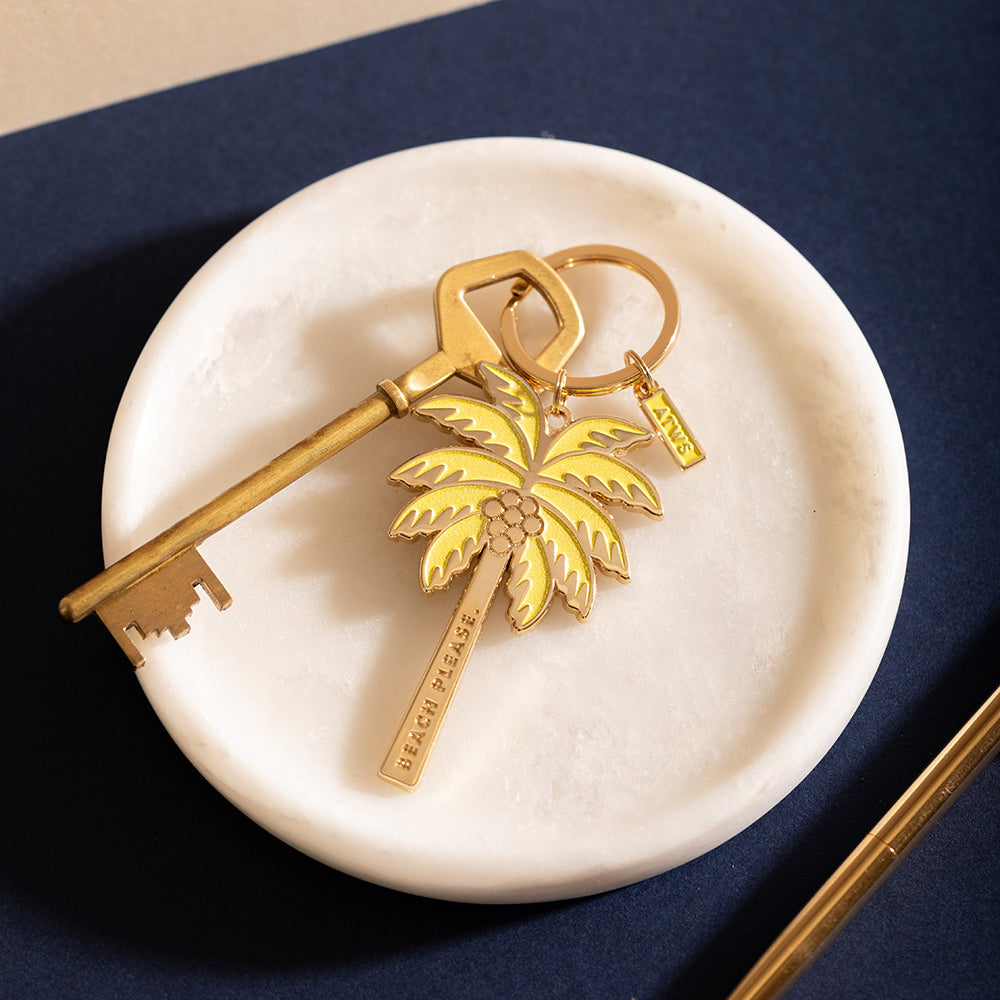 ATWS Enamel Keychain Beach Please