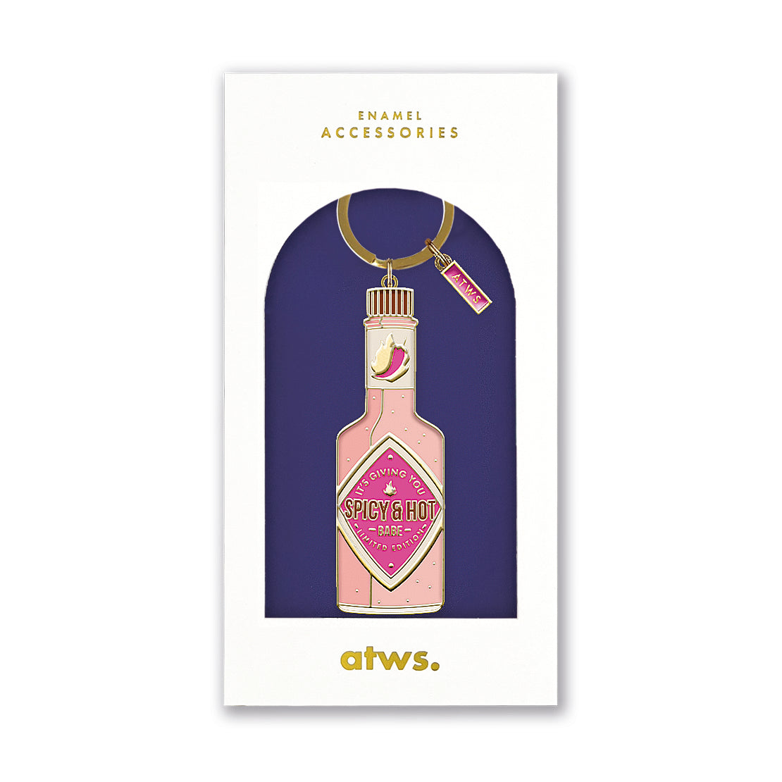 ATWS Enamel Keychain Spicy & Hot