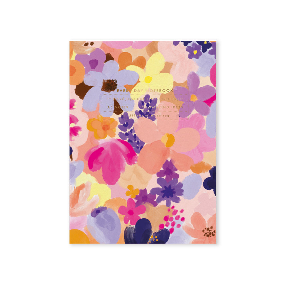 ATWS A5 Notebook Flower Garden
