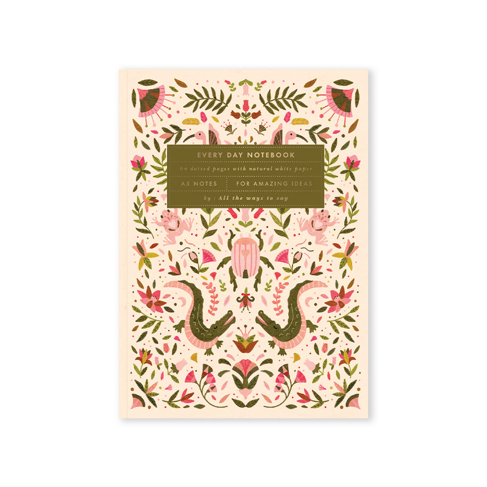 ATWS A5 Notebook Pink Croco