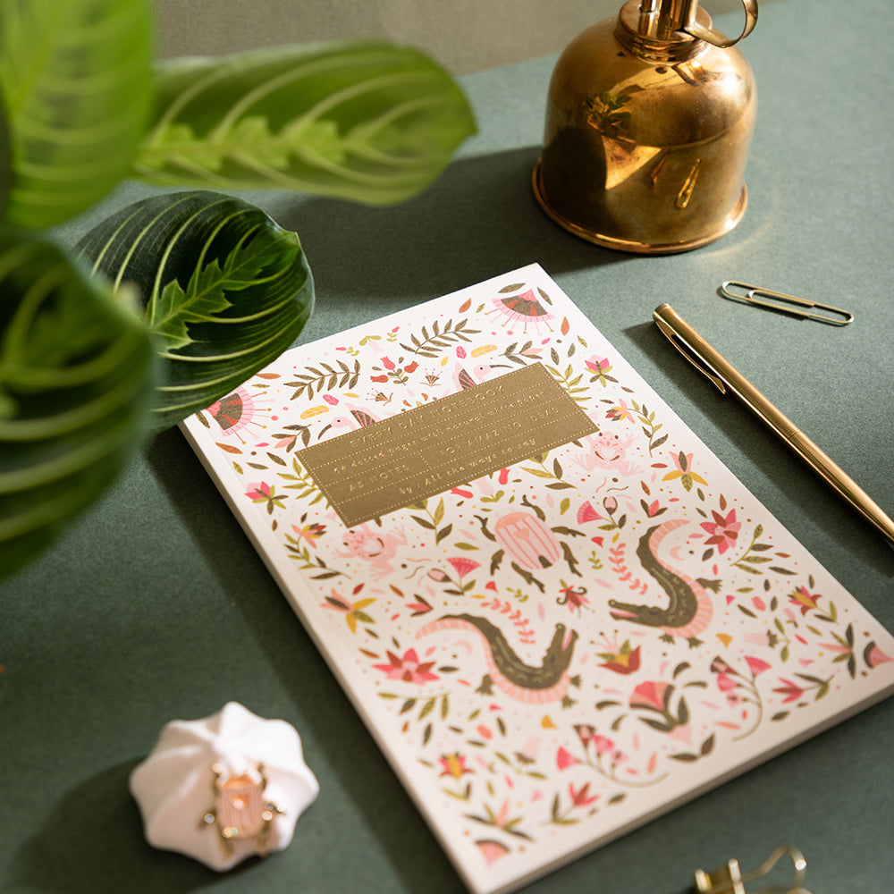 ATWS A5 Notebook Pink Croco