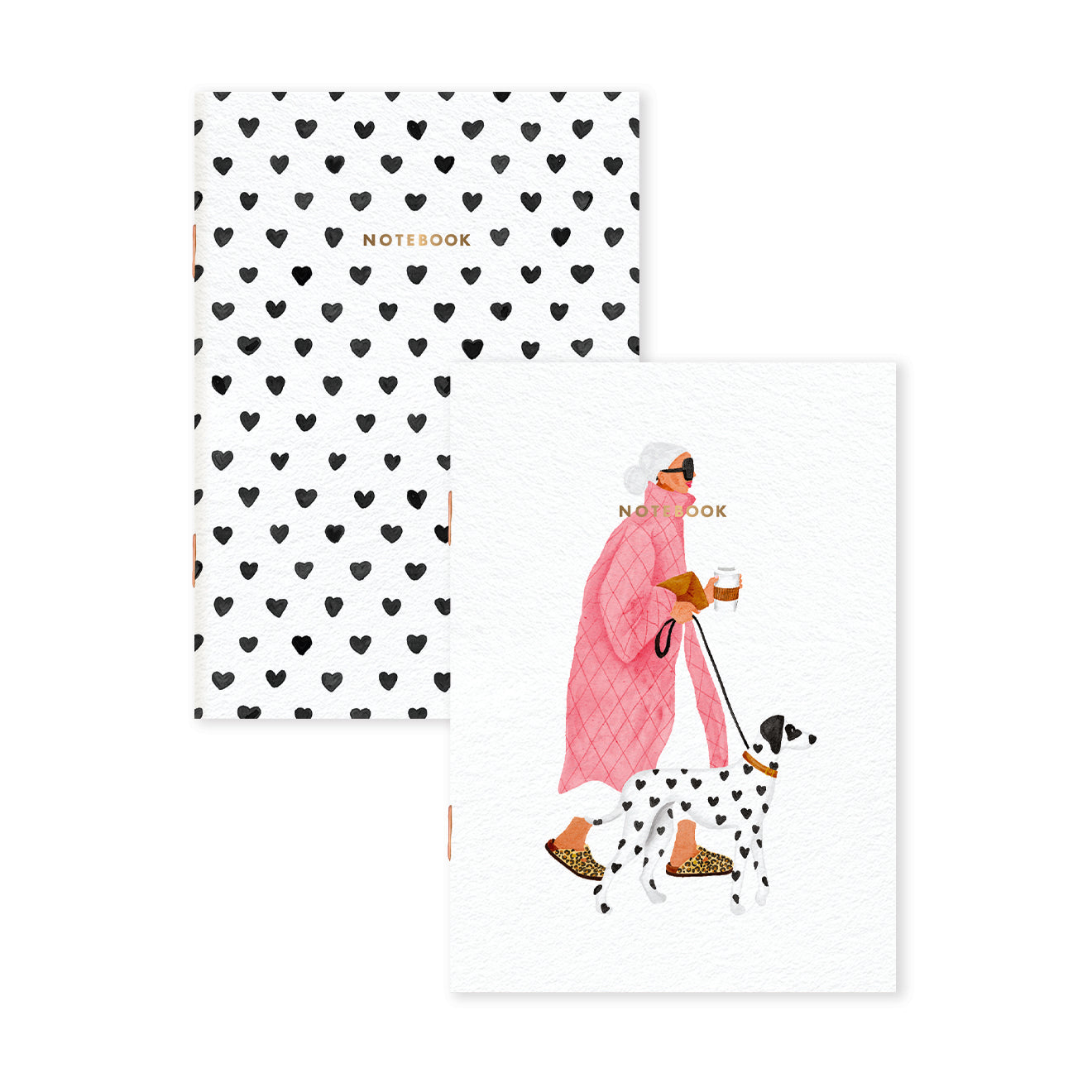 ATWS A6 Notebooks Duo Pack of 2 Dalmatian