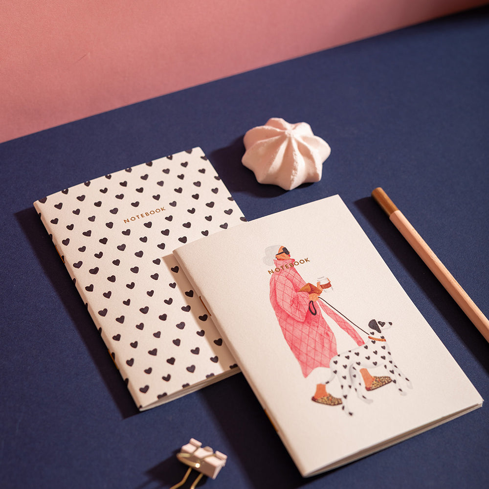 ATWS A6 Notebooks Duo Pack of 2 Dalmatian
