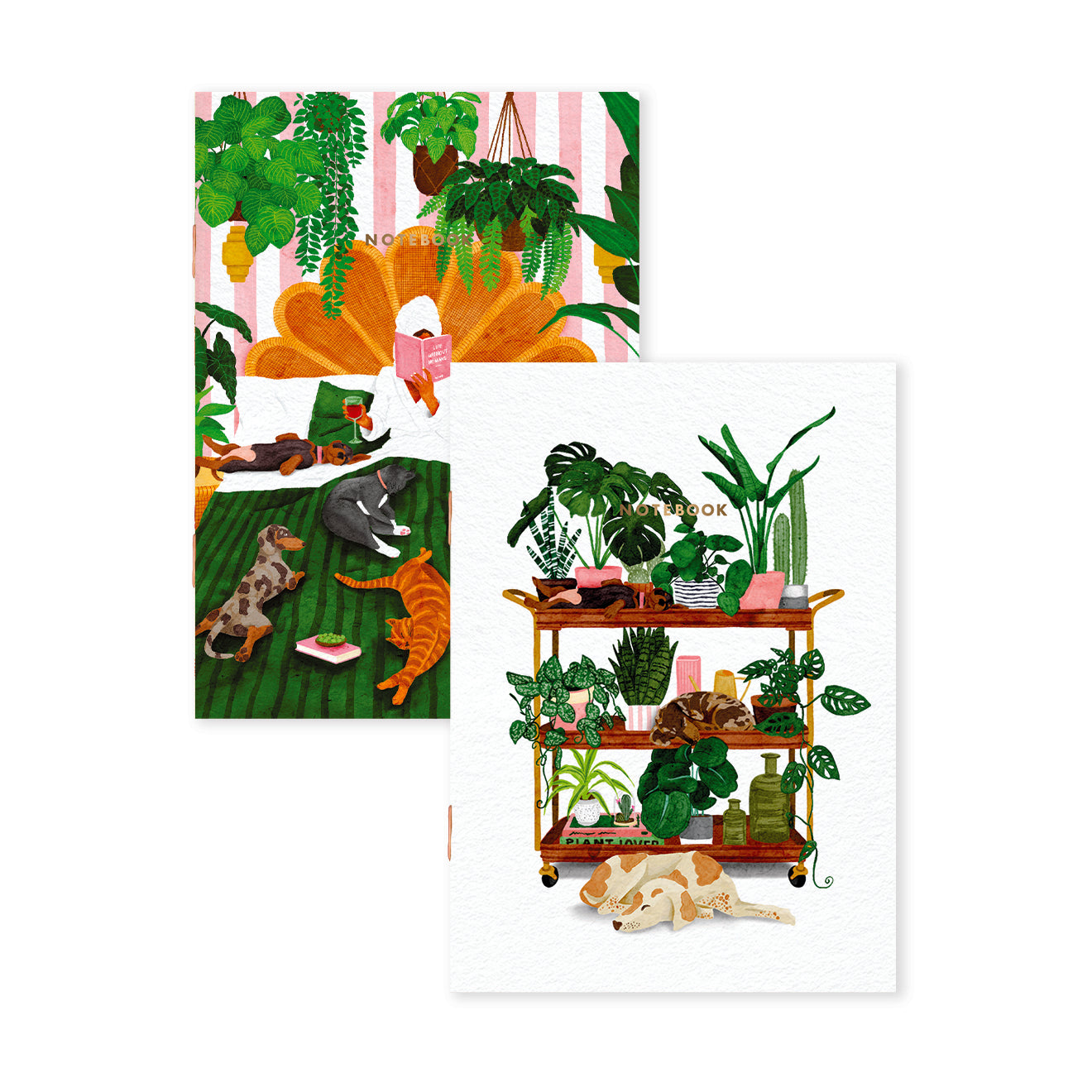 ATWS A6 Notebooks Duo Pack of 2 Life Without Plants & Pets