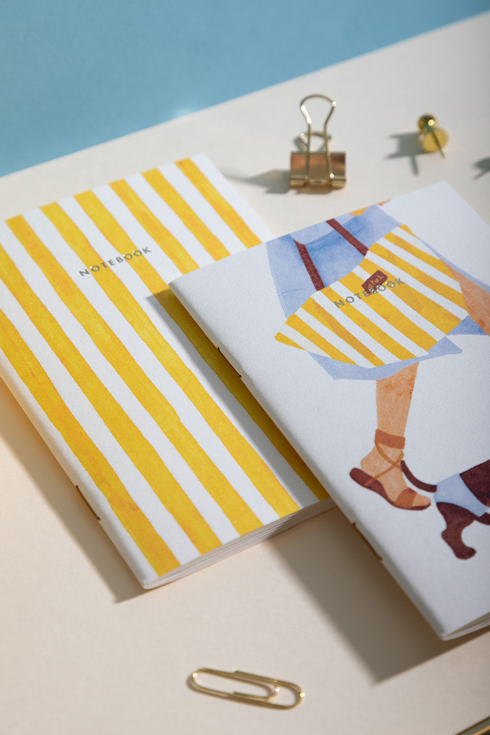 ATWS A6 Notebooks Duo Pack of 2 Summer Daschund