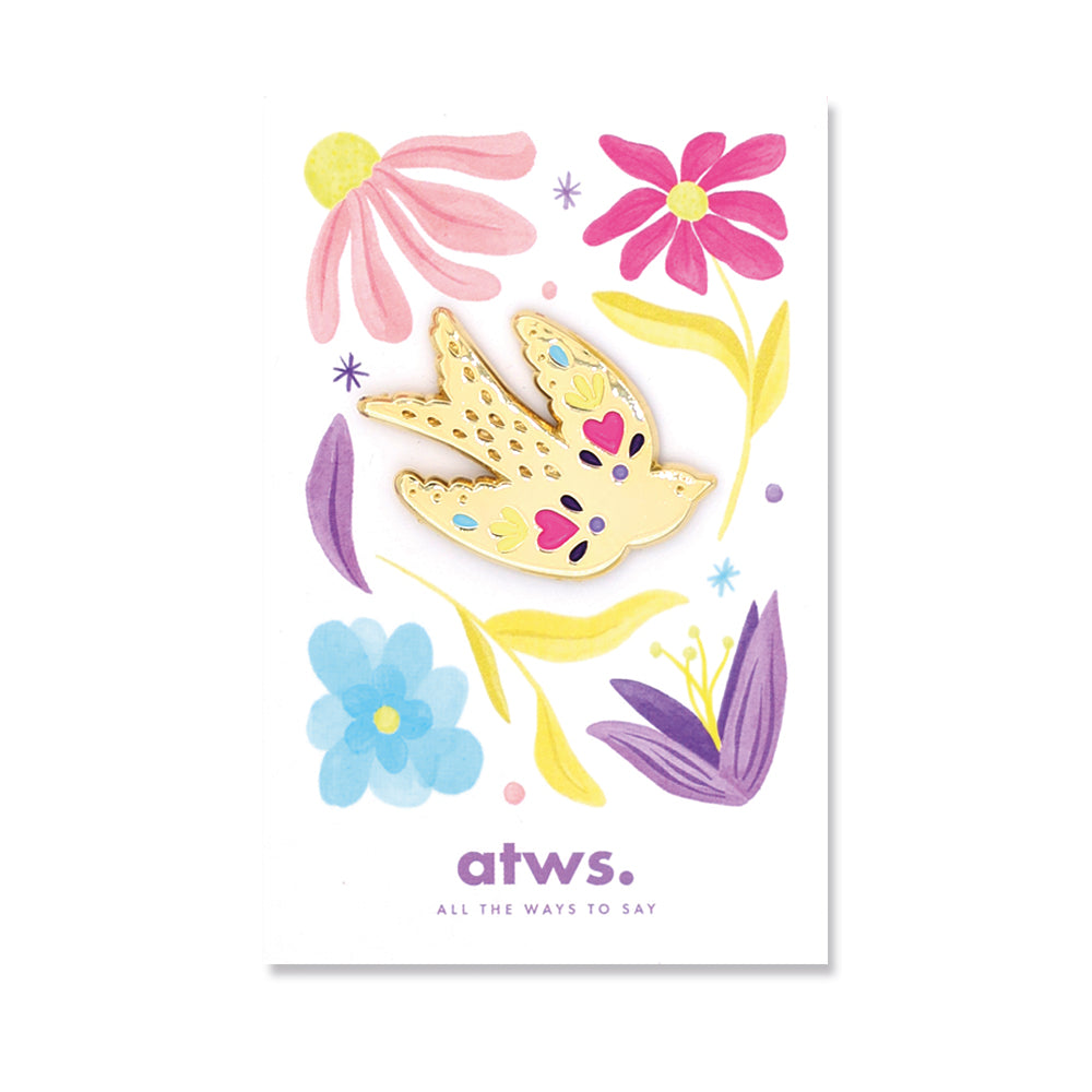 ATWS Enamel Pin Lovebird