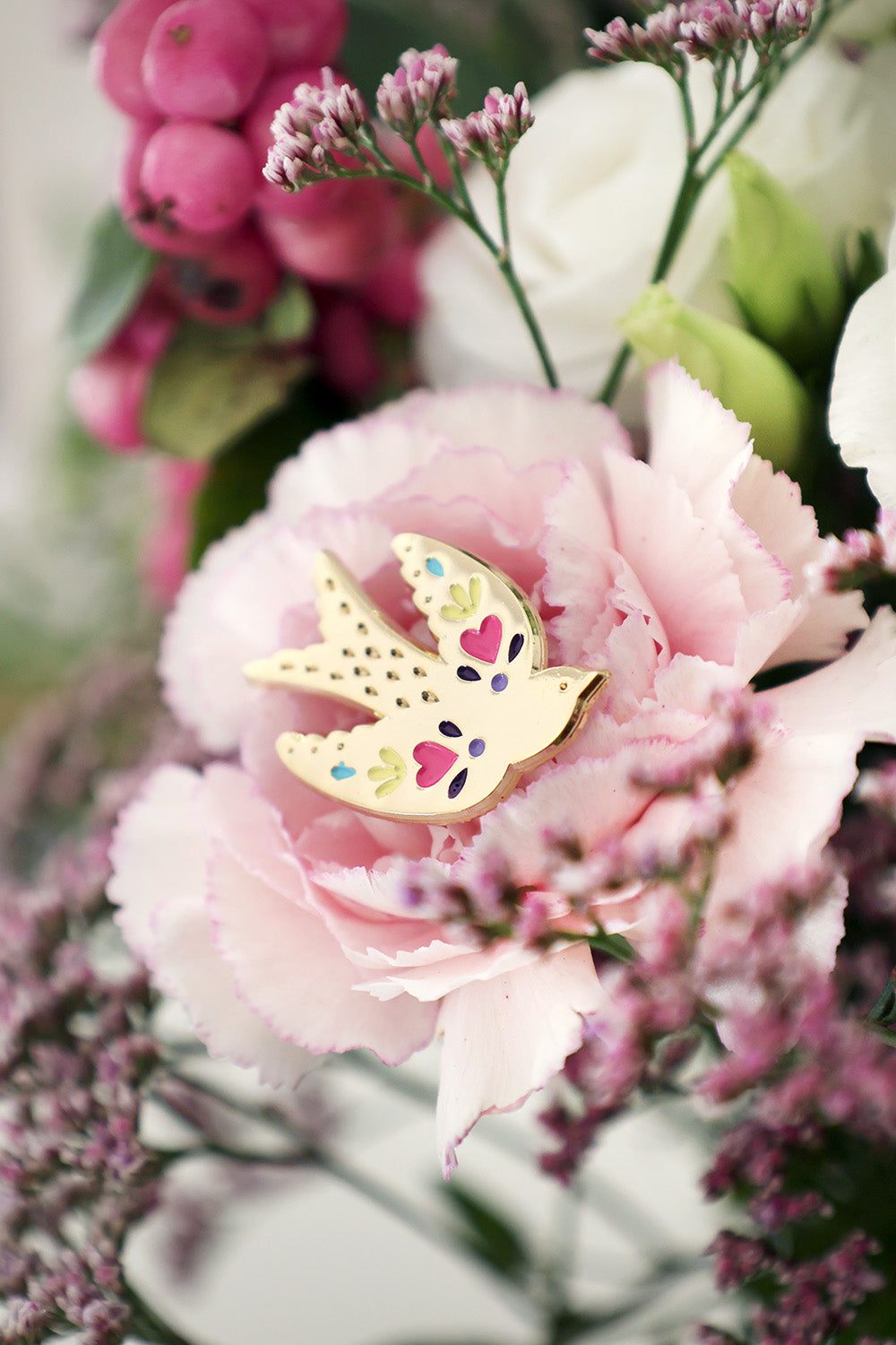 ATWS Enamel Pin Lovebird