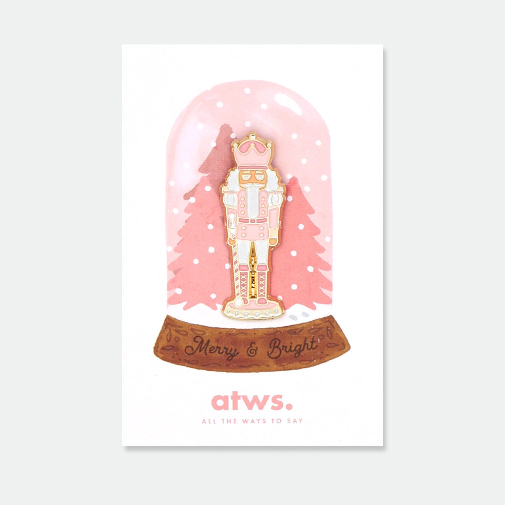 ATWS Enamel Pin Pink Nutcracker