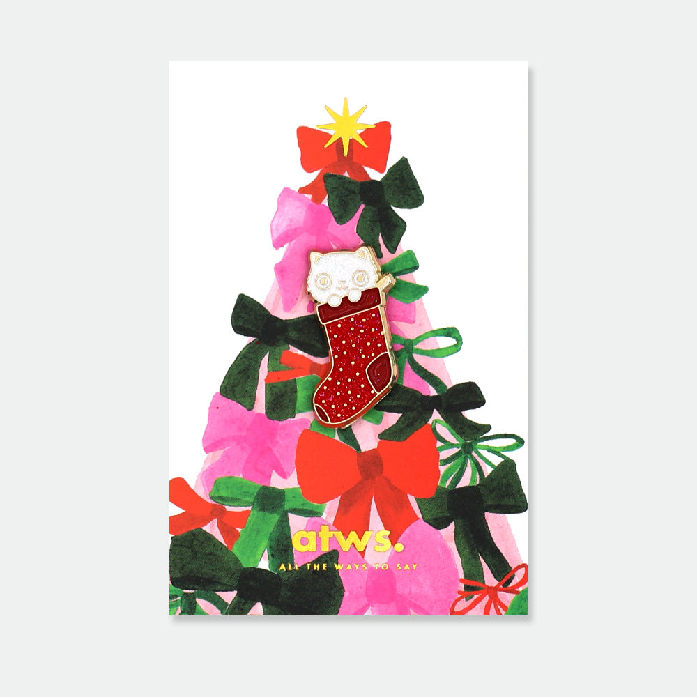 ATWS Enamel Pin Cat Stocking