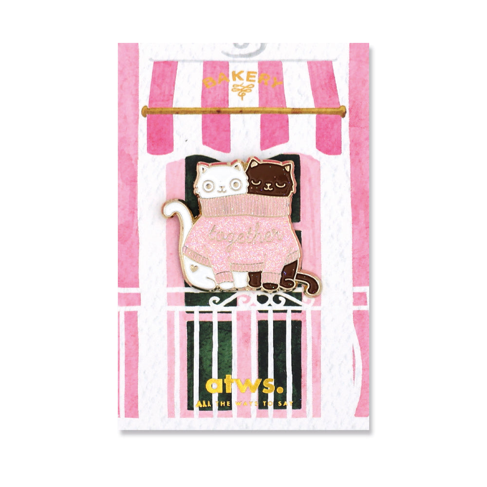 ATWS Enamel Pin Together Cats