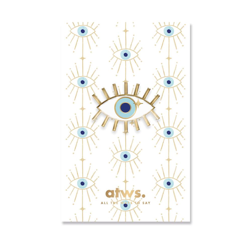 ATWS Enamel Pin Blue Eye