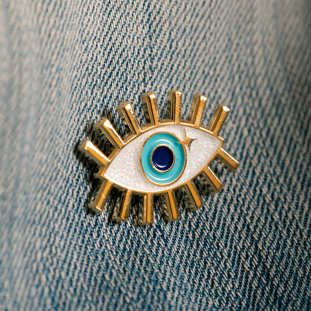 ATWS Enamel Pin Blue Eye