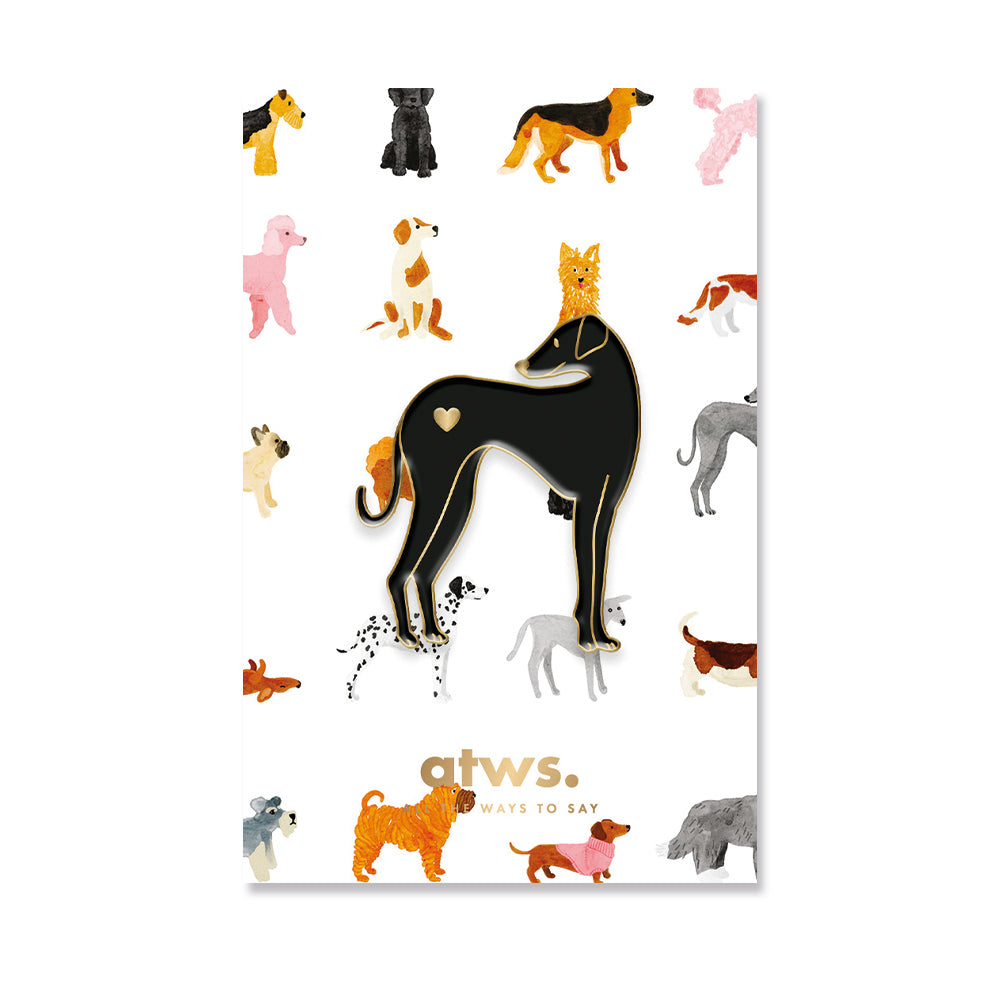 ATWS Enamel Pin Greyhound