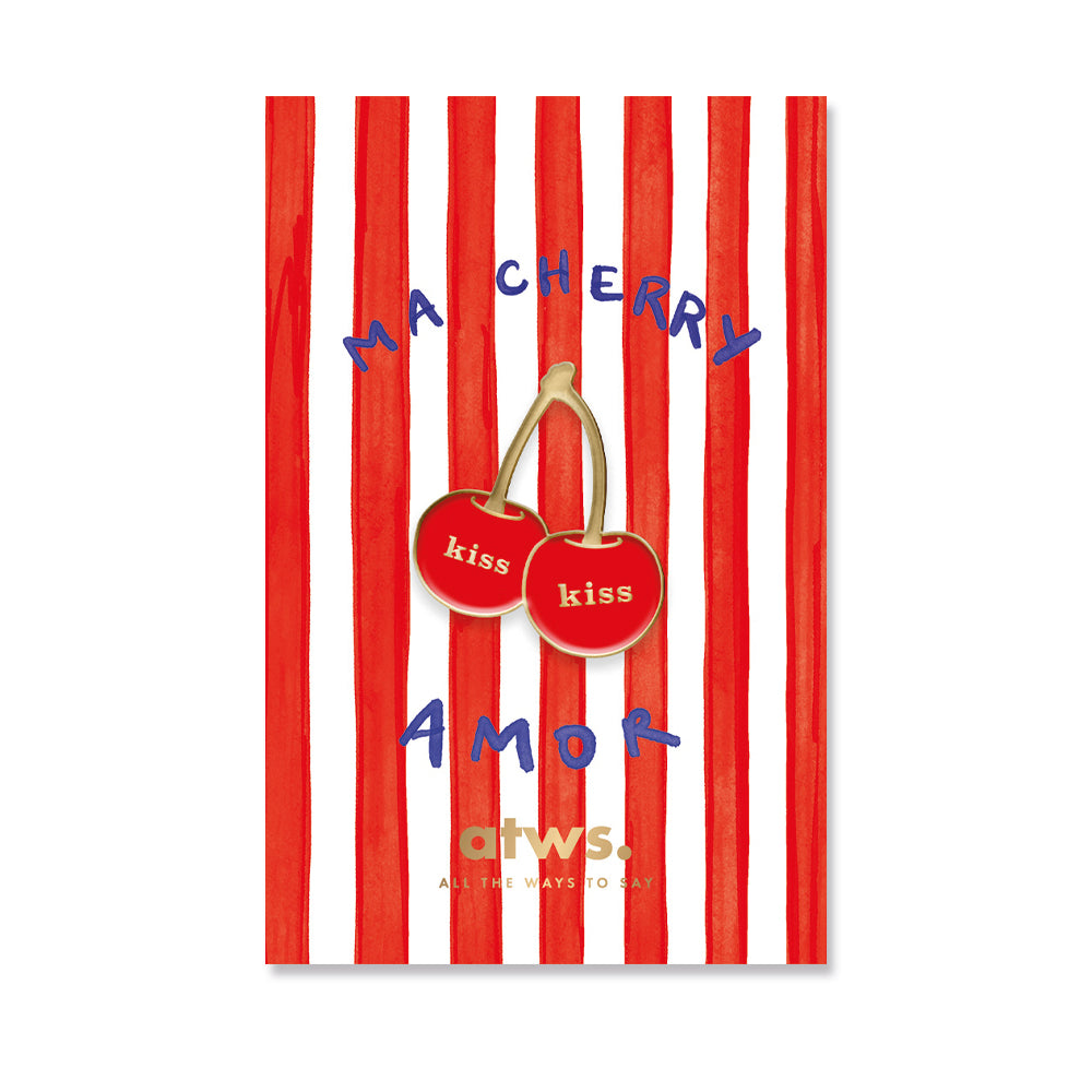 ATWS Enamel Pin Kiss Kiss