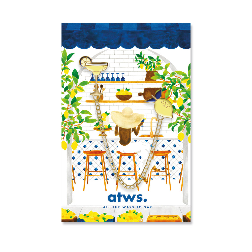 ATWS Enamel Pin Duo Margarita Chain