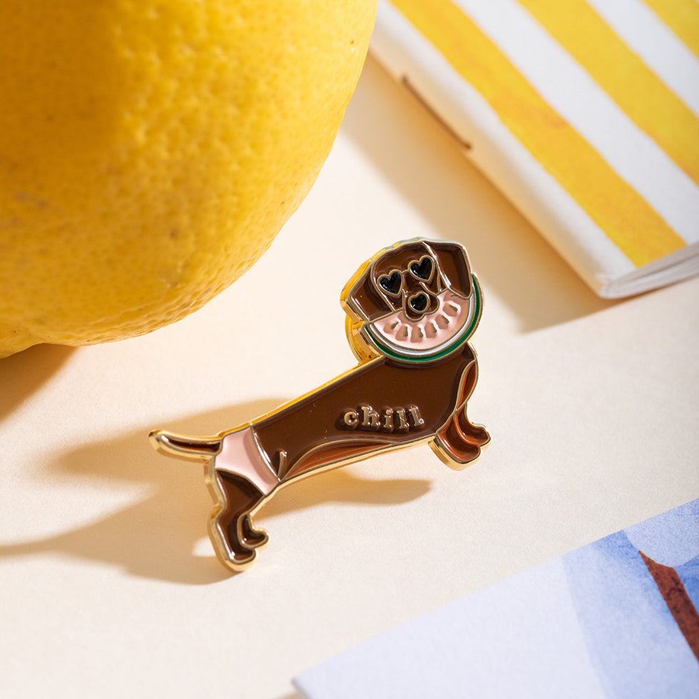 ATWS Enamel Pin Chill Doggy