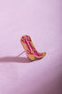ATWS Enamel Pin Pink Cowboy Boot