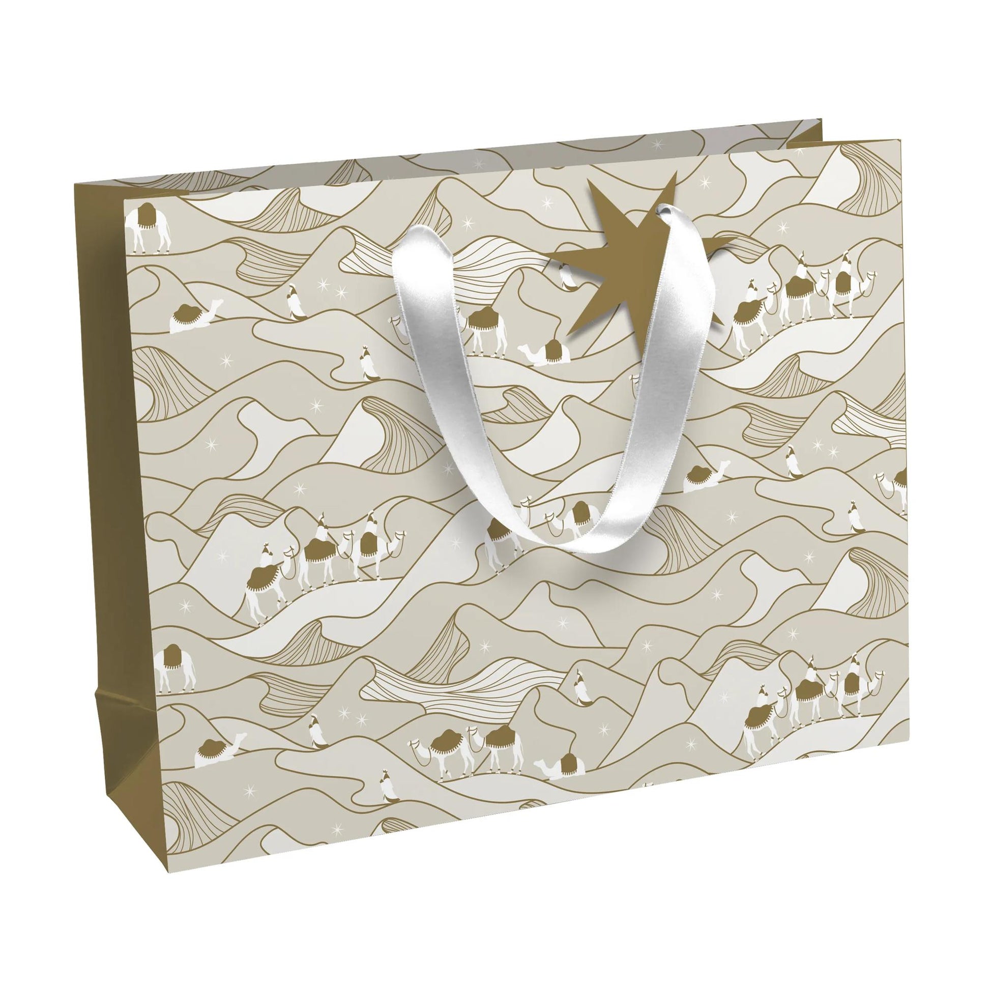 Clairefontaine Gift Bag Champagne Christmas Extra Large