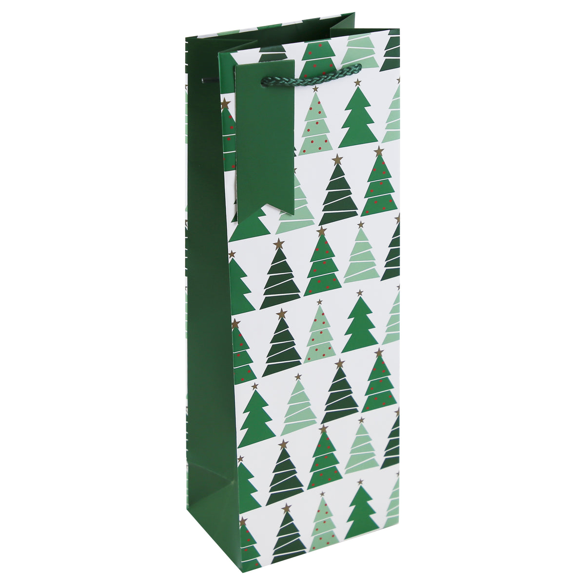 Clairefontaine Christmas Trees Bottle Bag