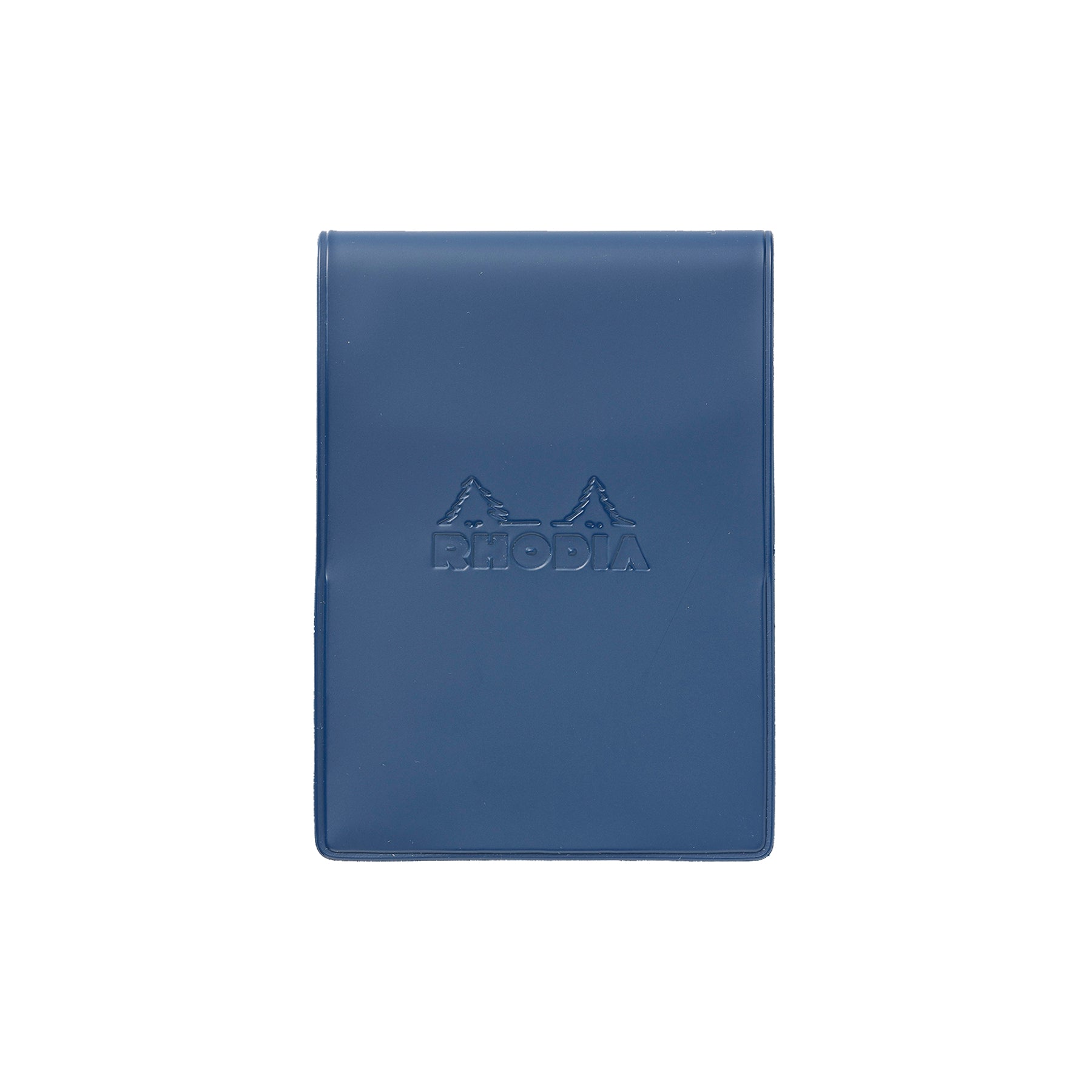 Rhodia No. 11 Top Stapled Notepad A7 Grid in Indigo Blue PVC Cover