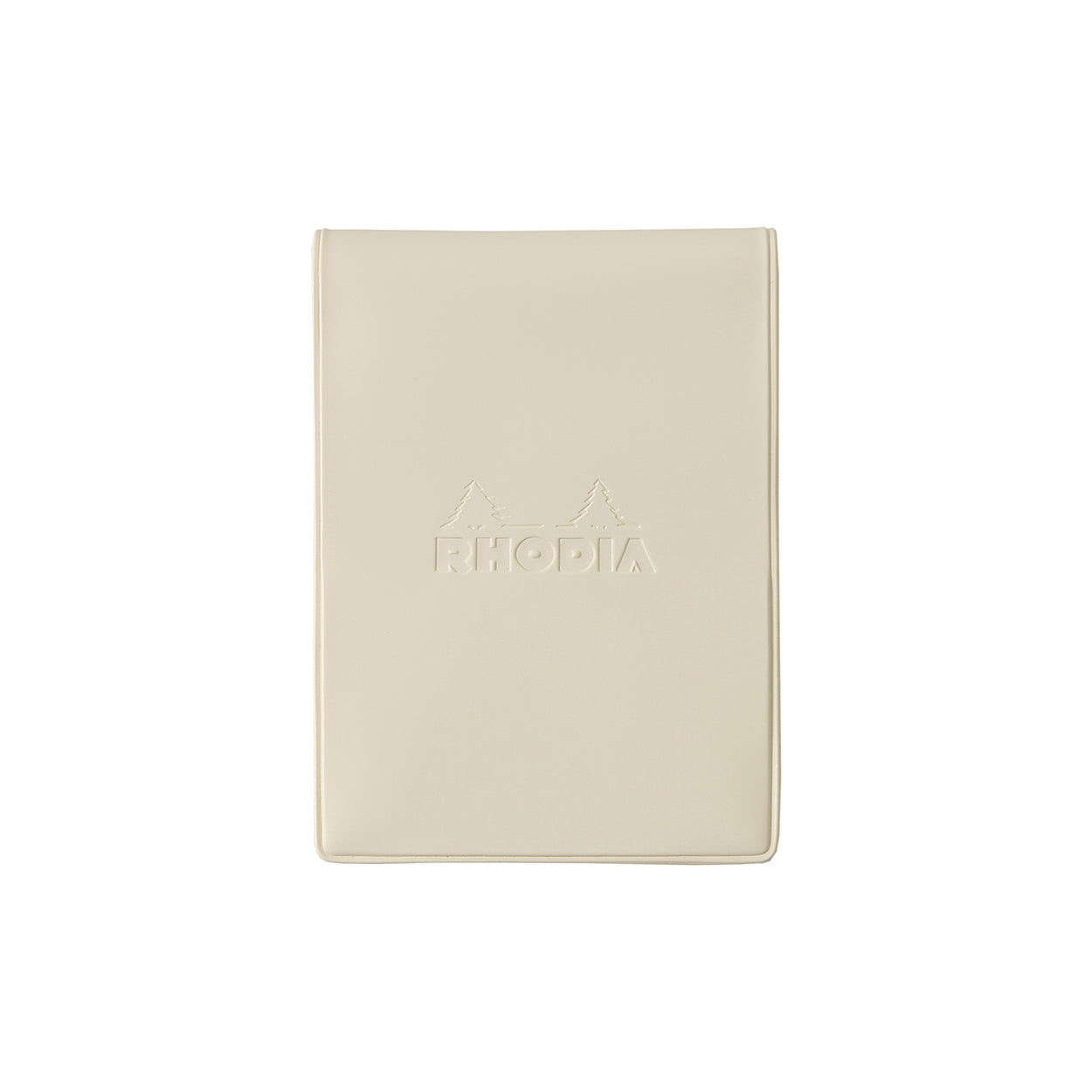 Rhodia No. 11 Top Stapled Notepad A7 Grid in Ivory PVC Cover